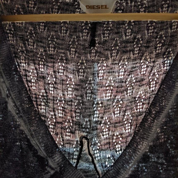 EUC (XXS) - DIESEL Rag Roll Effect Oversized Sweater - Picture 6 of 13